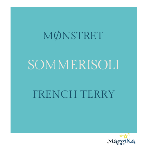 Sommerisoli / French Terry -Mønstret